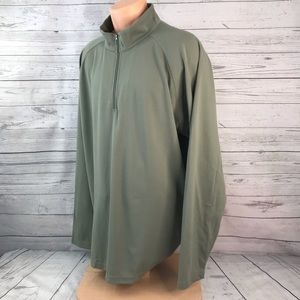 Tri-Mountain Performance Pullover Polo Long Sleeves Size 2XL